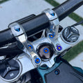 titanium direct mount riser bolts (set of 4)