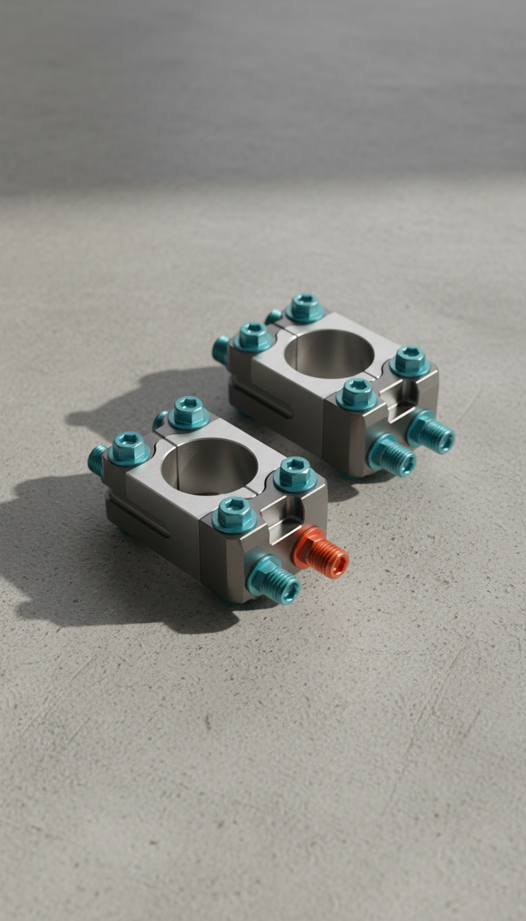 Alloy Handlebar Clamps Precision-Machined