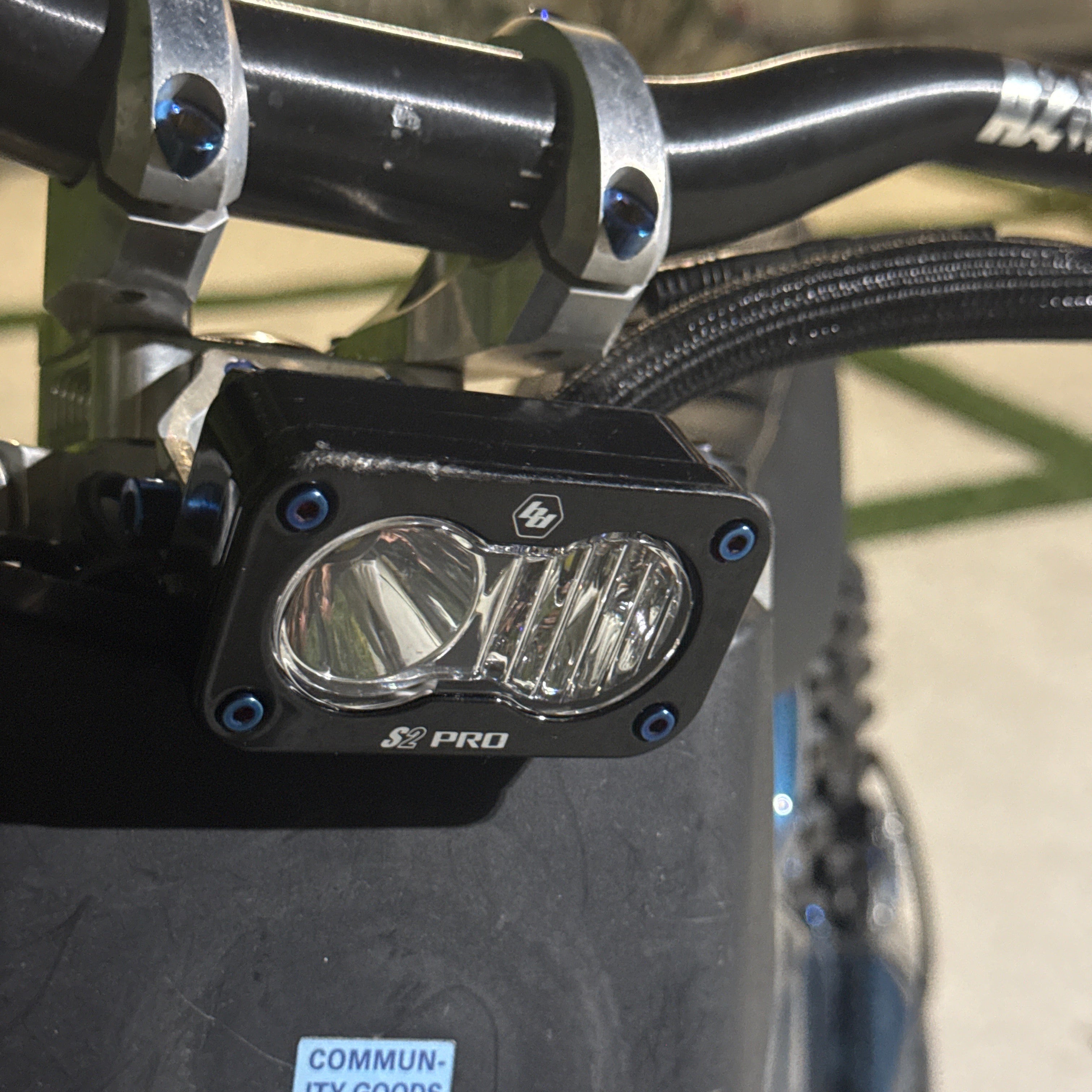 titanium baja light Bolts (set of 4)