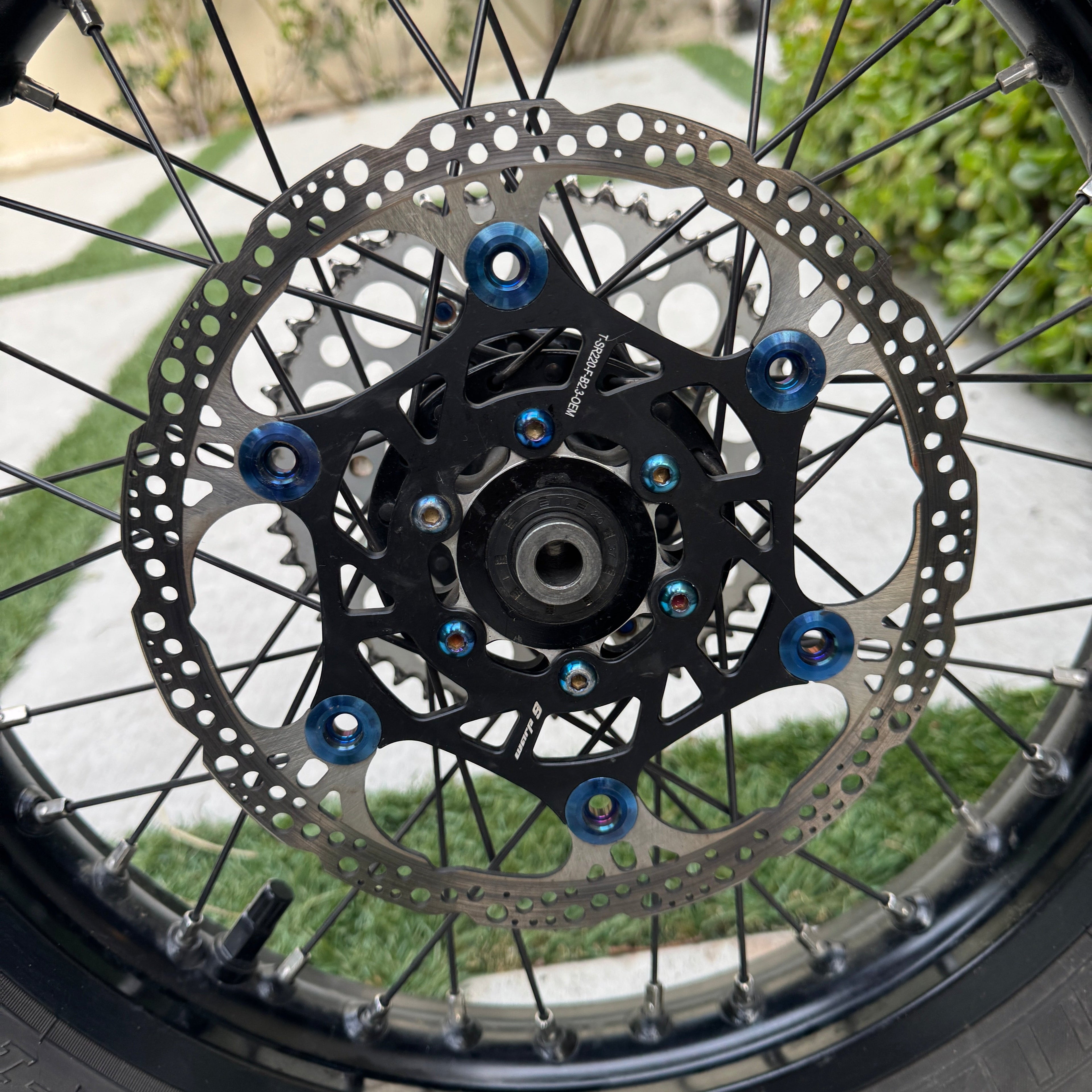 titanium rotor bolts all emoto (set of 6)
