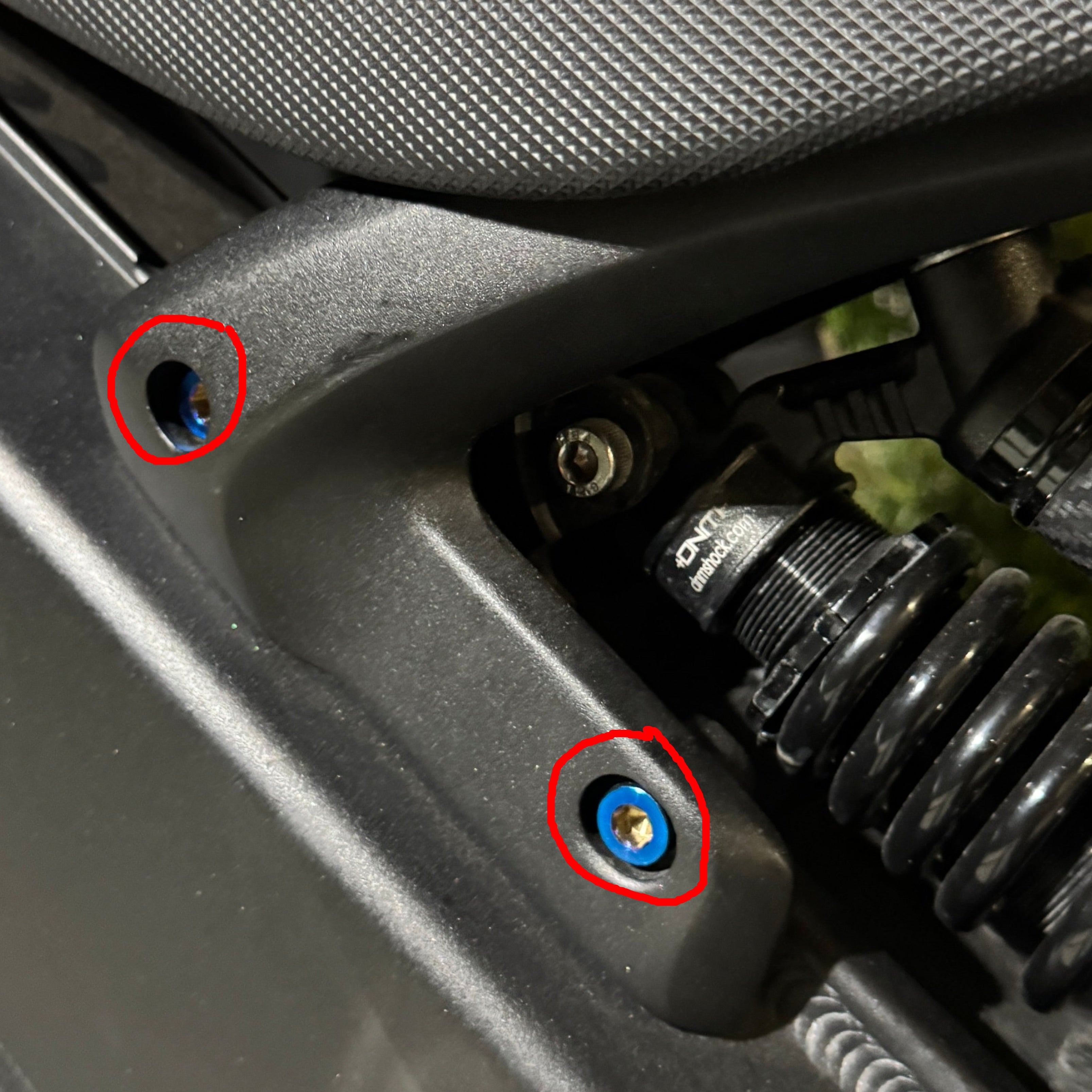 titanium subframe bolts all emoto (set of 4)
