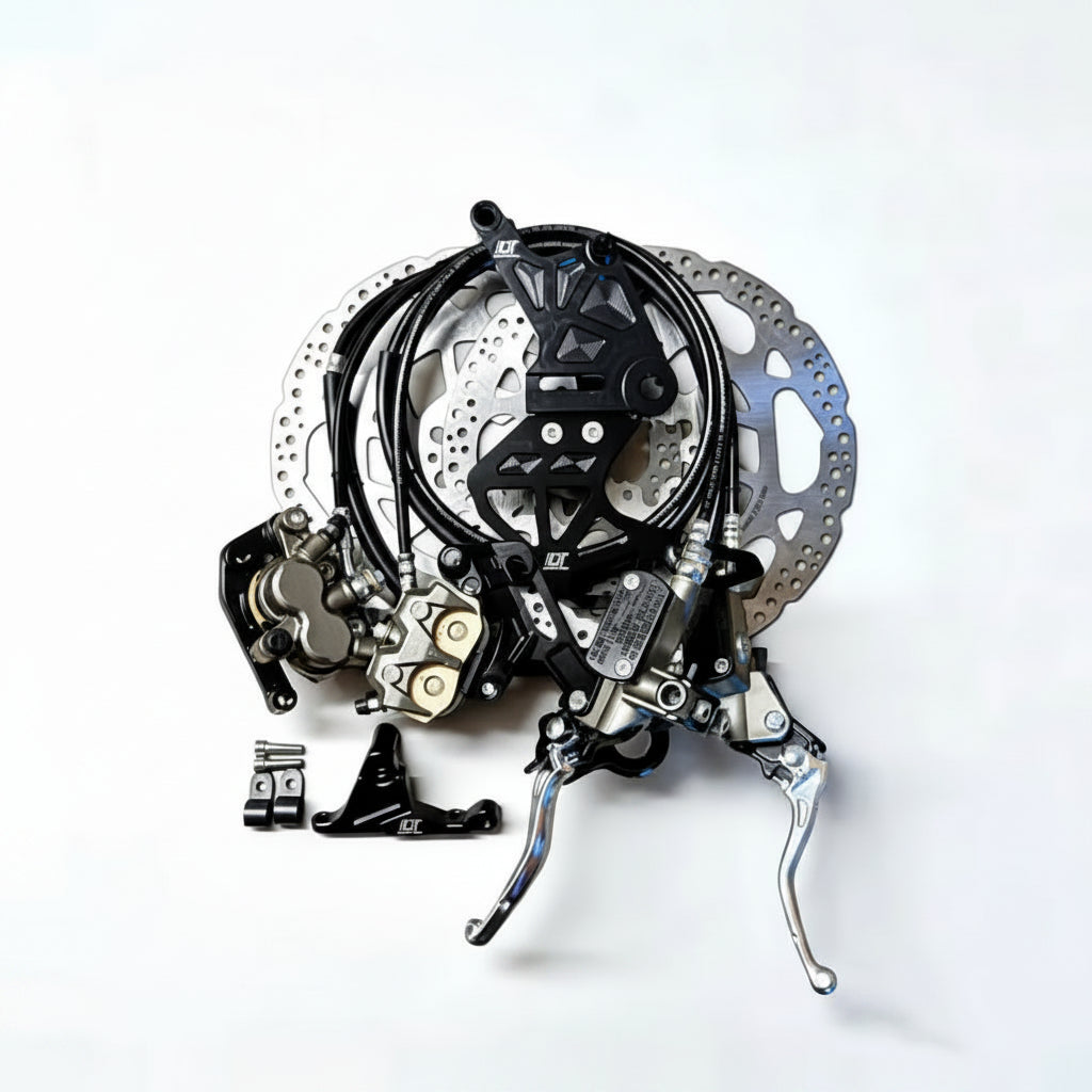 FRONT & REAR ULTRA BEE BRAKE KIT FOR SURRON, ERIDE, TALARIA, FALCON PRO AND VENTUS