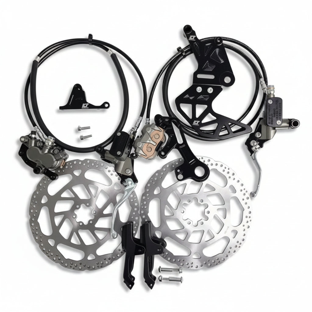 FRONT & REAR ULTRA BEE BRAKE KIT FOR SURRON, ERIDE, TALARIA, FALCON PRO AND VENTUS