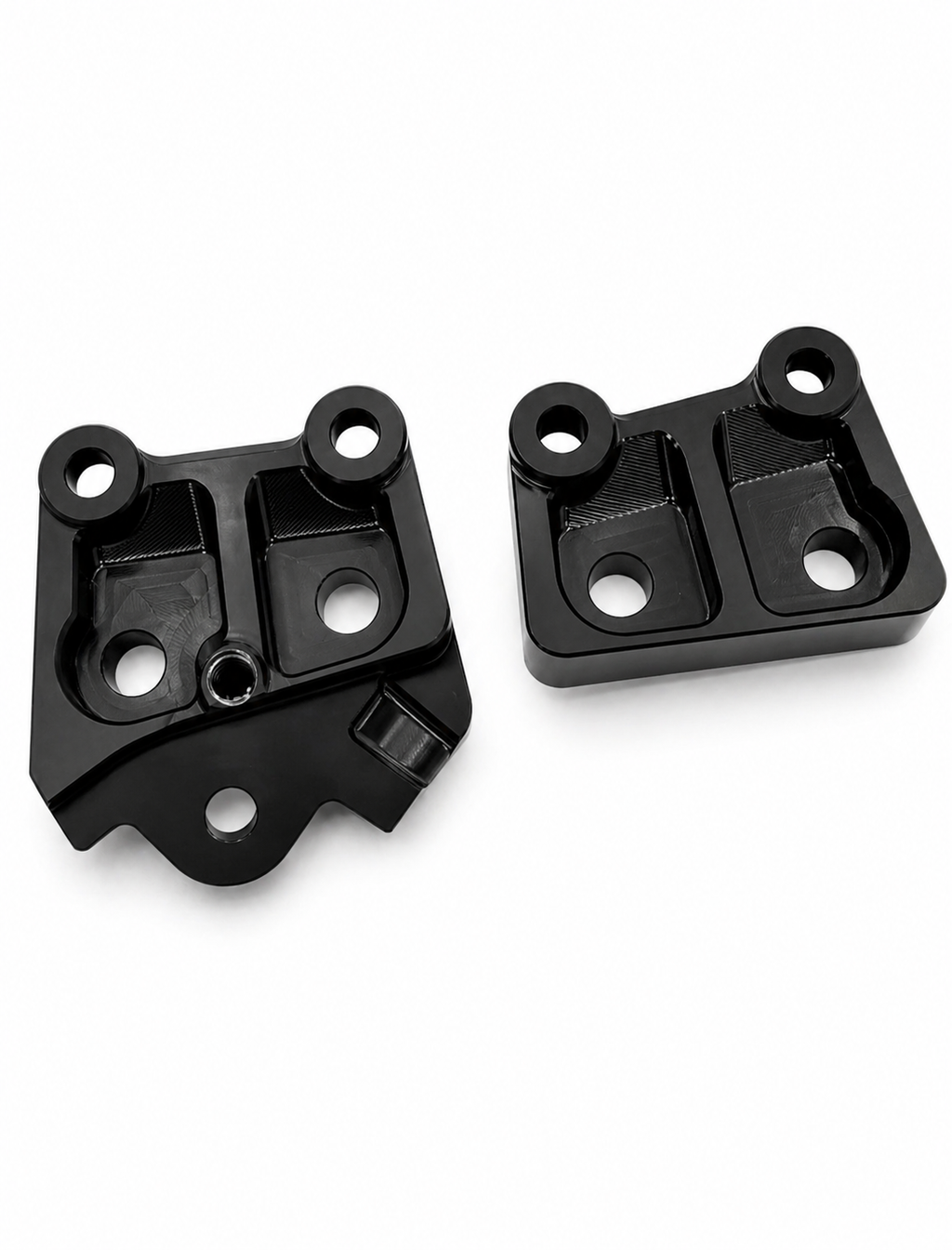 Talaria XXX Metal Foot Peg Brackets | CNC Upgrade Mounts (Black & Chrome)