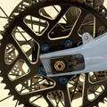 titanium sprocket bolts all emoto (set of 5)